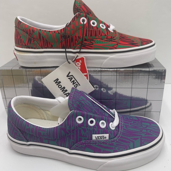 Vans Shoes - Vans WMNS Era (Moma) Faithringgold/Tr White Sneakers
VN0A4BV41UC Purple Graphic